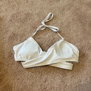 SHEIN White bikini top